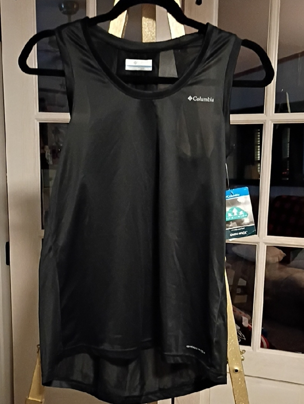 Columbia Black Performance Sleeveless Tank Top